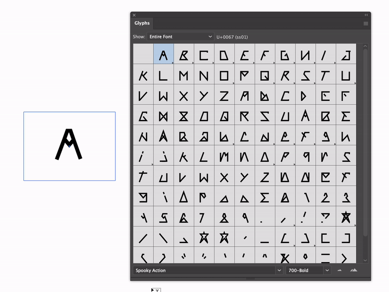 Spooky Action Grid (for desktop)